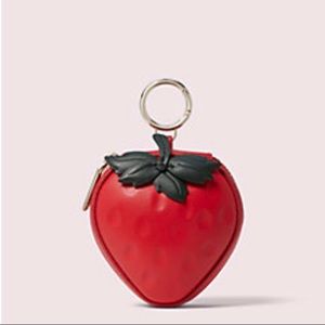 Kate Spade novelty strawberry coin purse